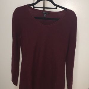 Eileen Fisher Burgundy Knit Sweater